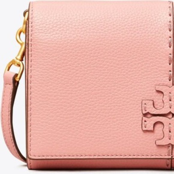 Tory Burch Bags Tory Burch Mcgraw Wallet Crossbody Pink Magnolia